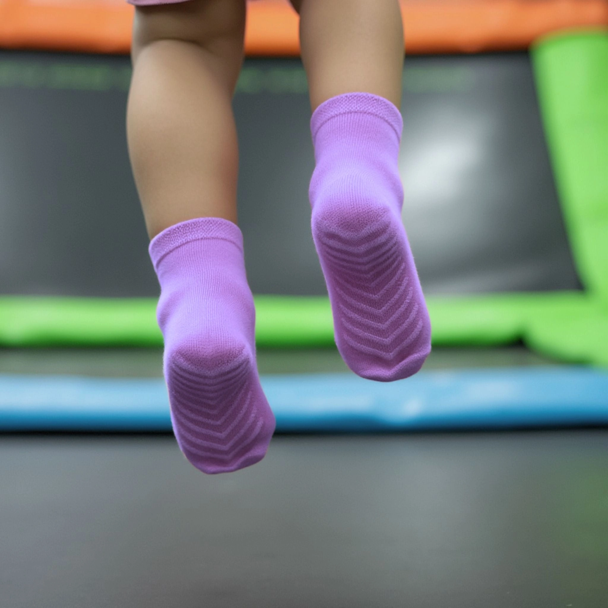 Cozy Crew Grip Socks for Tiny Explorers: 4-Pack Fun!